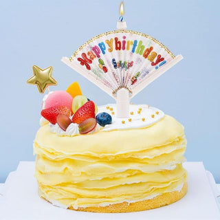 Surprise Pop-Up Banner Birthday Candle