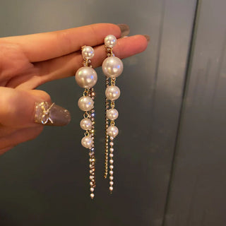 Celeste Pearl Drop Earrings