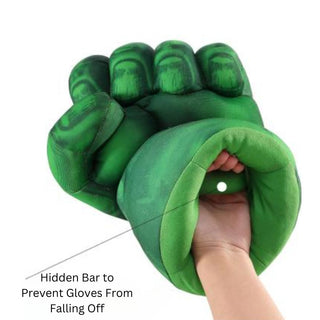 Incredible Hulk Smash Hand | Plush Green Punching Boxing Glove