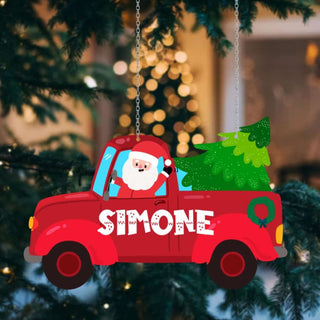 Cozy Truck Christmas Ornaments