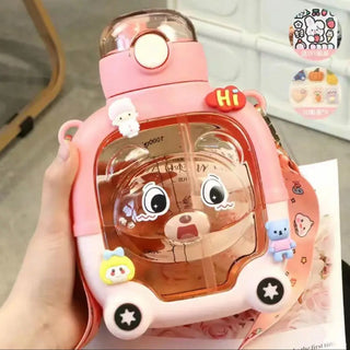 3D Bear Water Bottle for Kids