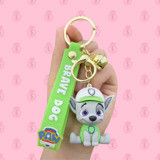 Cute Brave Dog Keychain | Keychains for Collectors