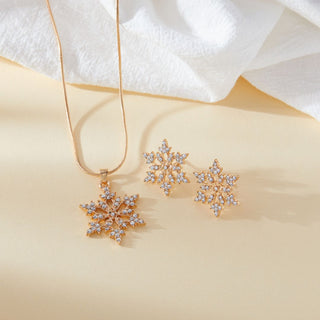 SnowFlake Design Jewellery - Pendant / Earrings - Sold Individually