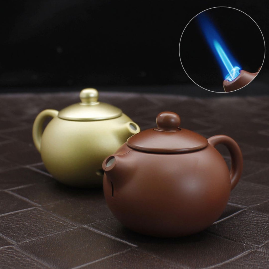 Tiny Teapot Lighter Cute Collectible Butane Gas Refillable Lighter Geekmonkey