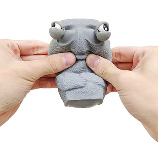 Moai Squeeze Toy | Stress Relief Eye Popping Toy