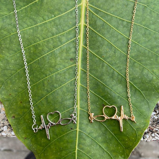 Golden Heartbeat Necklace