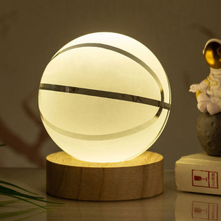 Cute Ball Shaped Crystal Lamp