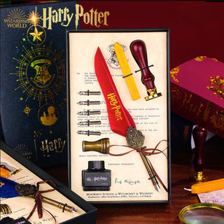Wizard Letter Kit - Mini Quill Writing Set with Wax Seal Stamp