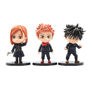 Jujutsu Kaisen Mini Figure Set – 6-Piece Anime Collectible Chibi Figurines