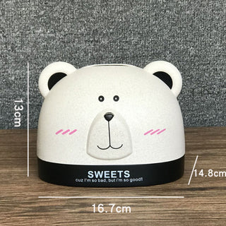 Cute Tissue Roll Box | Cartoon Design Tissue Dispenser Box