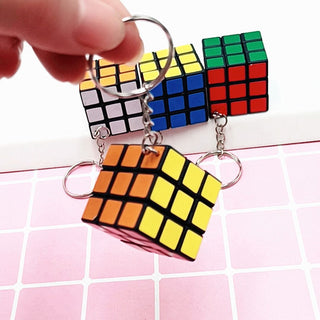 Mini Rubik Cube Keychain