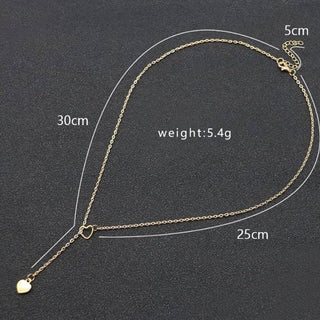 Heart in Heart Necklace