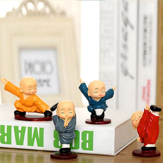 Colorful Kung Fu Monks