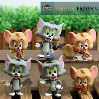 Tom & Jerry Figurine Set - The Unbeatable Duo | Forever Fighters Collectible Figurines