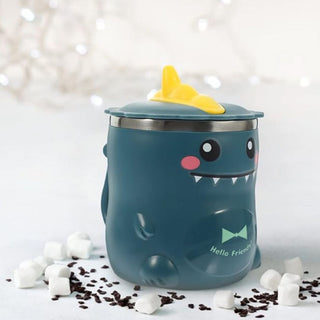 Dinosaur Sippy Cup for Kids | Cute Mini Cup 304 liner Stainless Steel - Geekmonkey