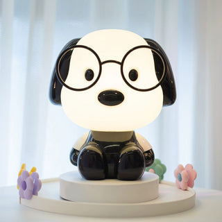 Cute Dog Night Light | Doctor Doggo Table Lamp for Kids Room