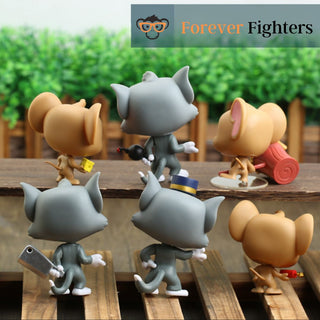 Tom & Jerry Figurine Set - The Unbeatable Duo | Forever Fighters Collectible Figurines