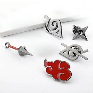 Naruto Metallic Lapel Pins