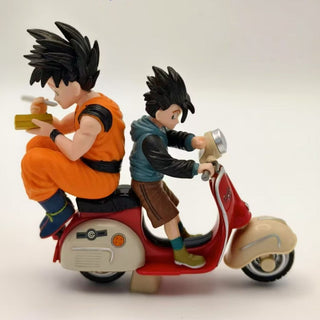 Goku n Gohan on Scooter