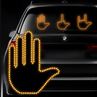 Finger Emoji Car Display | Unique Car Gadget