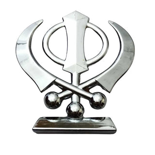 Divine Khanda – Sikh Symbol Dashboard Idol