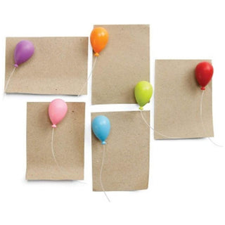 Balloon Shaped Fridge Magnets (set of 6)