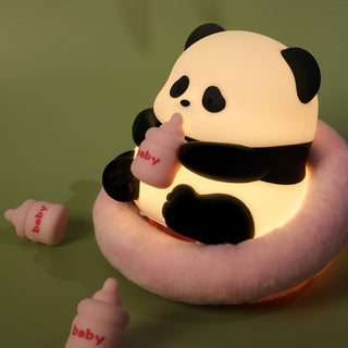 Pookie Panda Silicone Lamp | Touch Sensor Panda Lamp, Rechargeable Night Light