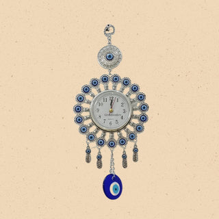 Evil Eye Wall Hanging |  Evil Eye Metal Clock
