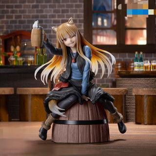 Spice and Wolf – Holo PVC Action Figure Sitting on Barrel (15cm)