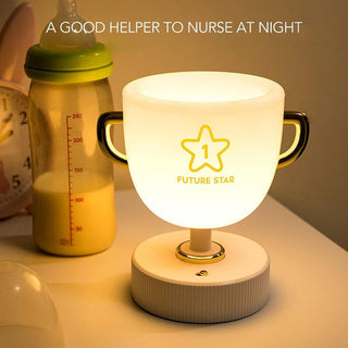 Future Star Trophy LED Lamp and Pen Stand | Victory Cup Lamp