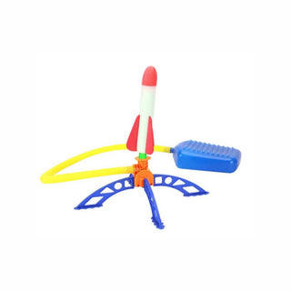Rocket Air Launcher Toy for Kids – Safe Foam Rocket Outdoor Play Set