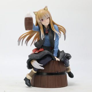 Spice and Wolf – Holo PVC Action Figure Sitting on Barrel (15cm)