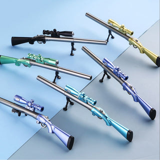 Sniper Gun Pen with Torch | Novelty Gun Pen with 0.38 mm