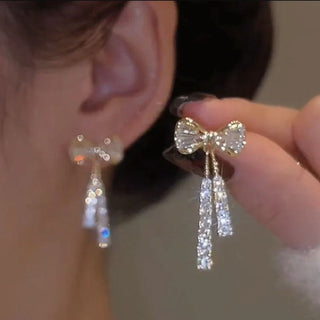 Bow Shaped Earrings | Elegant and Timeless Jewelry