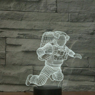 Little Astronaut - 3D Illusion Lamp - Geekmonkey