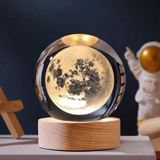 Bring the Moon Home: Crystal Moon Lamp