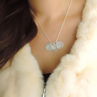 Signature Impressions Necklace | Personalized Initials Tag Necklace