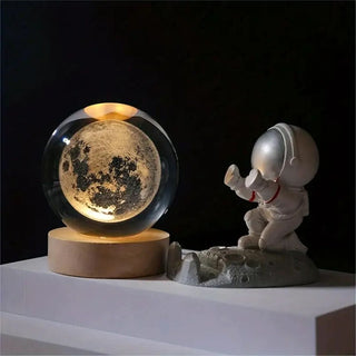 Bring the Moon Home: Crystal Moon Lamp