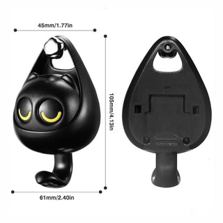 Cute Wink Cat Hooks | Wall Mounted Decoration Adhesive Wall Hook (Set of 2)