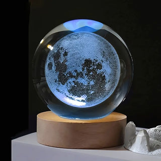Bring the Moon Home: Crystal Moon Lamp