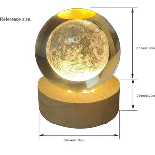 Bring the Moon Home: Crystal Moon Lamp