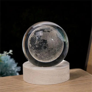 Bring the Moon Home: Crystal Moon Lamp
