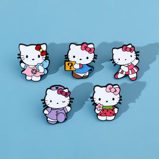 Level Up Your Look:  5 Adorable Kitty Enamel Pins Options