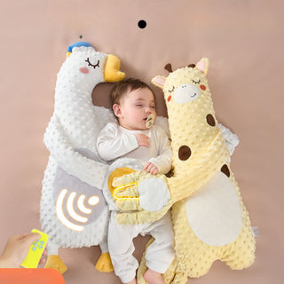 Baby Sleep Soothing Pillow with Remote-Controlled Patting Hands – Newborn Comfort Aid