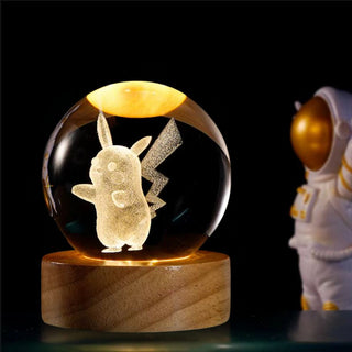 Pika Power Up Your Night | Pikachu Crystal Lamp