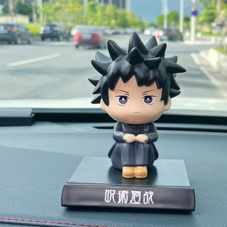 Jujutsu Kaisen Bobblehead | Gojo - Yuji Bobble with Mobile Holder - Anime Gift