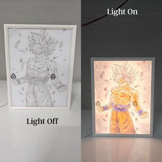 DBZ LED Light Painting | Epic Anime Glow Art