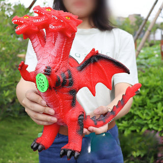 Three - Headed Dinosaur Toy | Realistic Large Dino with Roaring Sound [45 cm]