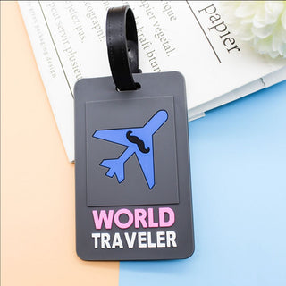 Funny Text Luggage Tag | Baggage Identifier Tags for Travellers