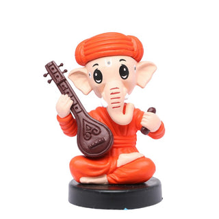 Veena Ganesh Bobblehead | Spiritual Ganpati Bobblehead - Geekmonkey